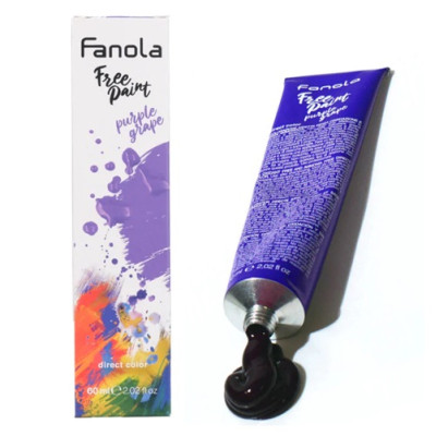 Fanola Free Paint Direct Colour Purple Grape 60ml 